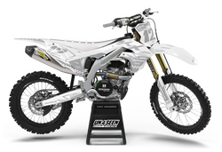Kawasaki Fasthouse Grey Graphic Kit - KK KXF KDX KLX Models | All Years