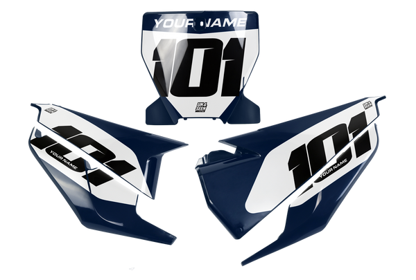 Husqvarna Charge 1 Number Plate Background Decals -  TC FC TE TX FE FS FX Models | All Years