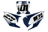 Husqvarna Number Background Decals - Charge 1