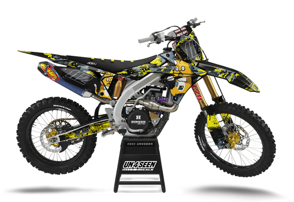 Suzuki Hissing Kittys Graphics Kit - PATCHED MINSKIN