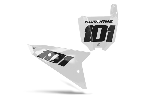 Honda Clean White Graphic Kit - CRF CR XR Models | All Years