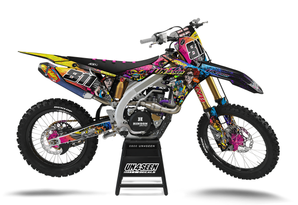Suzuki Crank  Graphics Kit -  Mexico Rainbows