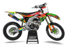 Kawasaki Retro Yippies Graphics Kit - Peace Not War