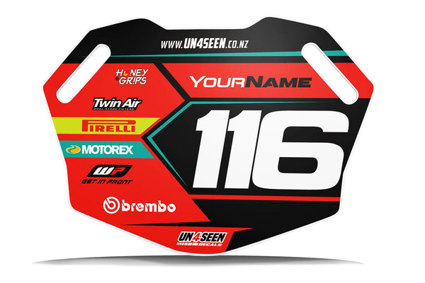 Pitboard Graphics (Board Included) -  gas red black