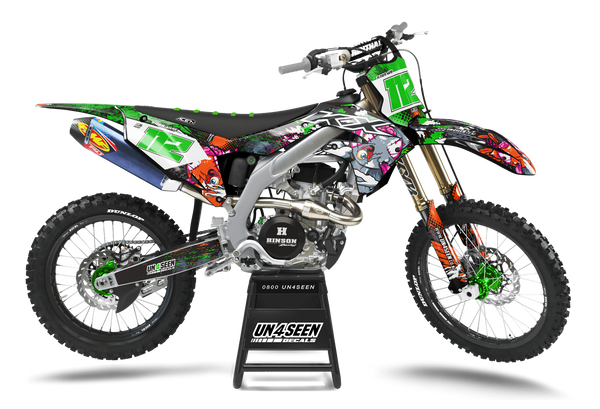 Kawasaki Hissing Kittys Graphics Kit - FRIED