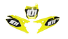 Suzuki Number Background Decals - Charge