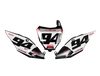 Honda Number Background Decals - Roxcen