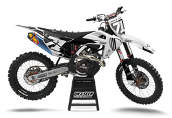Husqvarna Fakie White Graphic Kit - TC FC TE TX FE FS FX Models | All Years