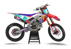 Honda Retro Graphic Kit - CRF CR XR Models | All Years