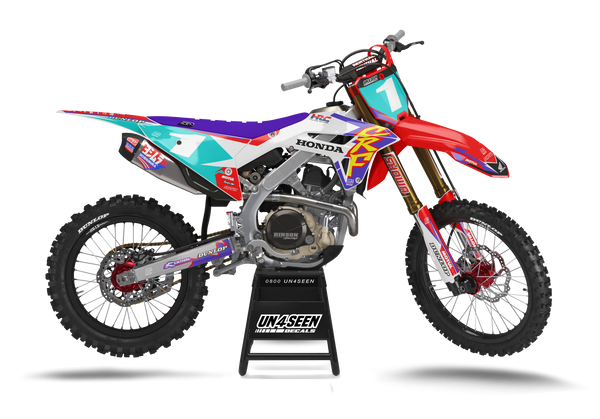 Honda Retro Graphic Kit - CRF CR XR Models | All Years