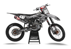 Honda Fasthouse Grey Graphic Kit - CRF CR XR Models | All Years