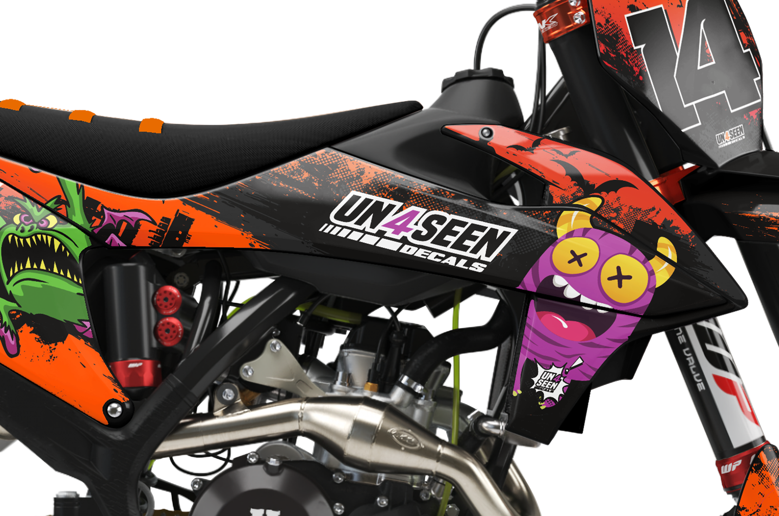 KTM  Moaning Monsters Graphics Kit - Tiger Thumb