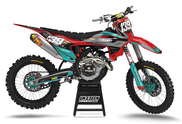 Gasgas Streak Graphic Kit - MC EC ES EX Models | All Years