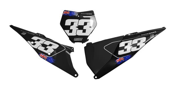 KTM Nzd Number Background - SX SXF XC XCF EXC EXCF Models | All Years