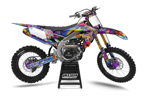 Yamaha Retro Yippies Graphics Kit - Hippi Bus Vibes