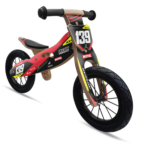 Un4seen Balance Bike - Camo Yellow