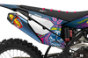 Husqvarna Retro Yippies Graphics Kit  - Wild Heart