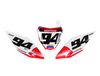 Honda Number Background Decals - Roxcen
