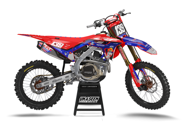 honda crf galaxy Graphics Kit - rush