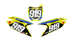 Suzuki Whizz Number Background - RMZ RM RMX DR DRZ JR Models | All Years