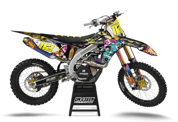 Suzuki Hissing Kittys Graphics Kit - FRIED