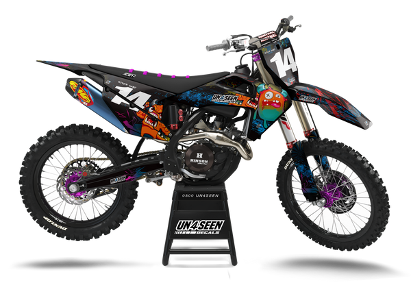 Husqvarna Moaning Monsters Graphics Kit -  Agro Blob