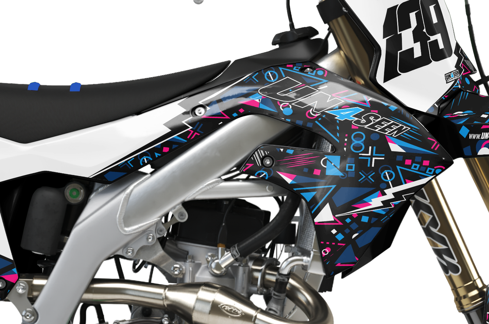 Kawasaki Split By Light Graphics Kit - Element