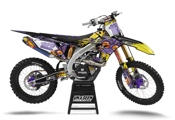 Suzuki Hissing Kittys Graphics Kit - FREAKY FURBALL