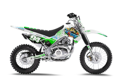 Kawasaki Zombie Blood Green Graphic Kit - KK KXF KDX KLX Models | All Years