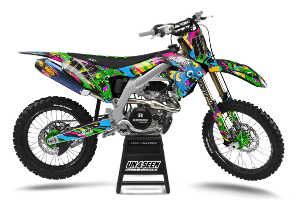 Kawasaki  Hissing Kittys Graphics Kit - Garbage Puss