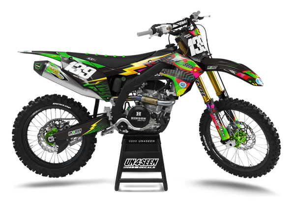 Kawasaki Split By Light Graphics Kit -  Fuse