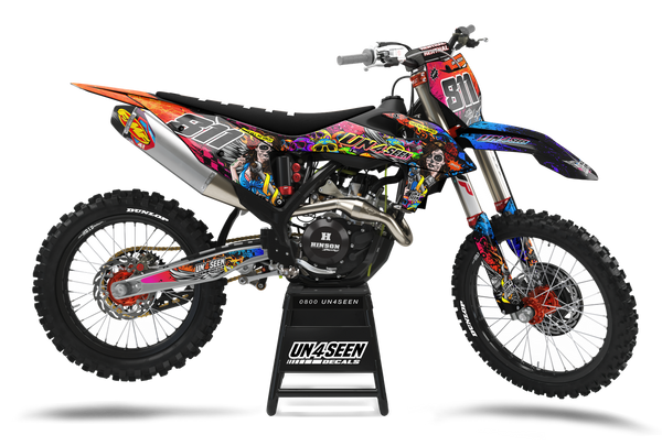 ktm Crank Graphics Kit - Mexico rainbows