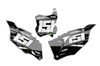 Kawasaki Number Background Decals - Flux