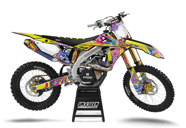 Suzuki Retro Yippies  Graphics Kit - Wild Heart