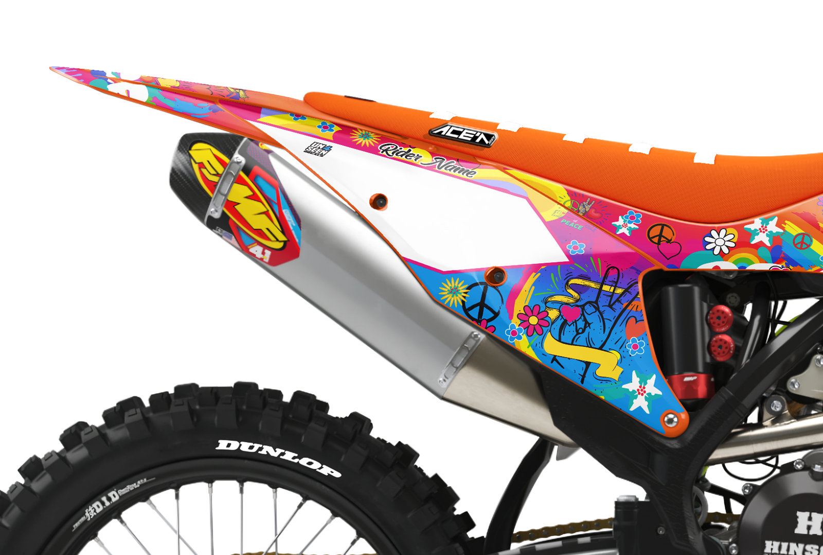 KTM Retro Yippies  Graphics Kit - Bliss