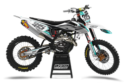 KTM L22 Grey Graphic Kit - SX SXF XC XCF EXC EXCF Models | All Years
