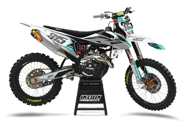 KTM L22 Grey Graphic Kit - SX SXF XC XCF EXC EXCF Models | All Years