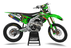 Kawasaki Pro Red Graphic Kit - KK KXF KDX KLX Models | All Years