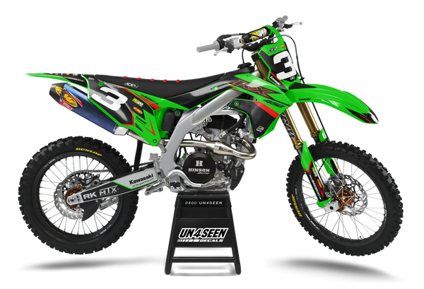 Kawasaki Pro Red Graphic Kit - KK KXF KDX KLX Models | All Years