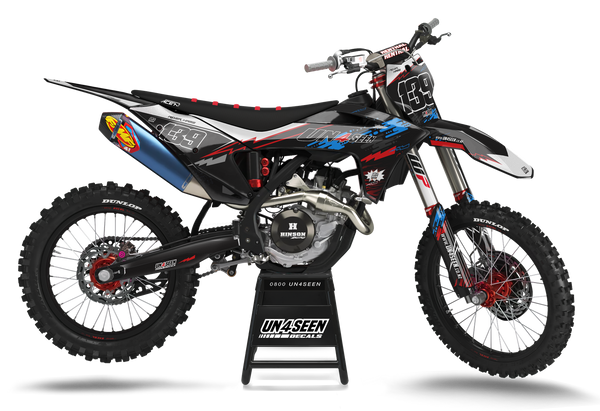 GasGas Split By Light Graphics Kit -  Blaze