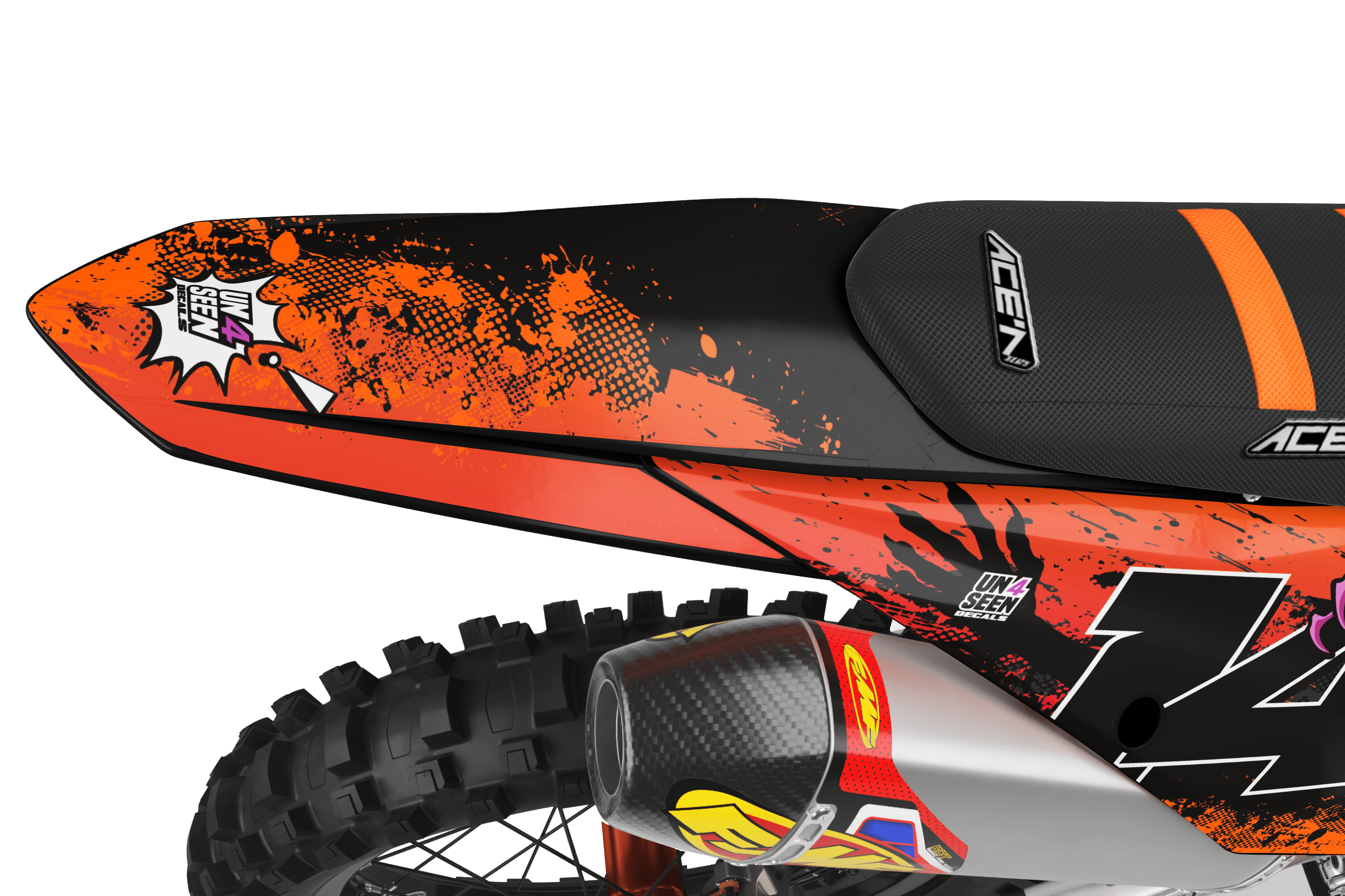 KTM  Moaning Monsters Graphics Kit - Tiger Thumb