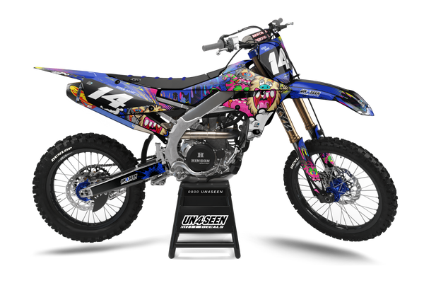 Yamaha Moaning Monsters Graphics Kit -  Slopy Mclarey