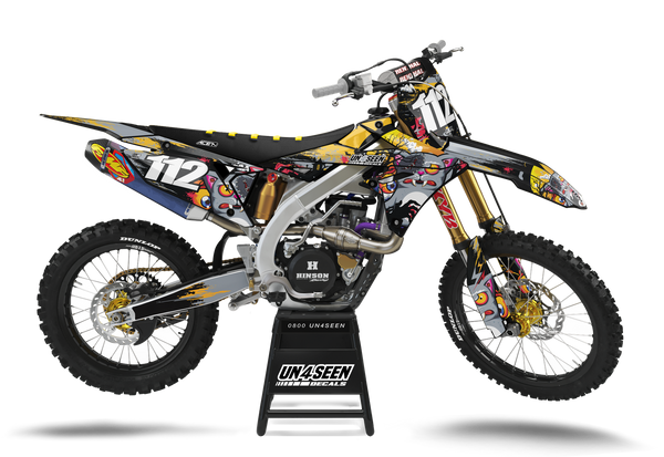 Suzuki Hissing Kittys Graphics Kit - EVIL TOM