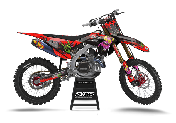 Honda  Moaning Monsters Graphics Kit - Tiger Thumb