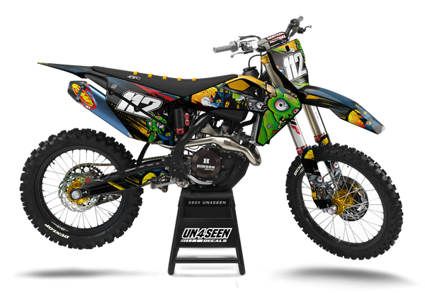 Husqvarna Hissing Kittys Graphics Kit - Homeless Sphynx