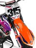 ktm Graphics Kit - vice orange white