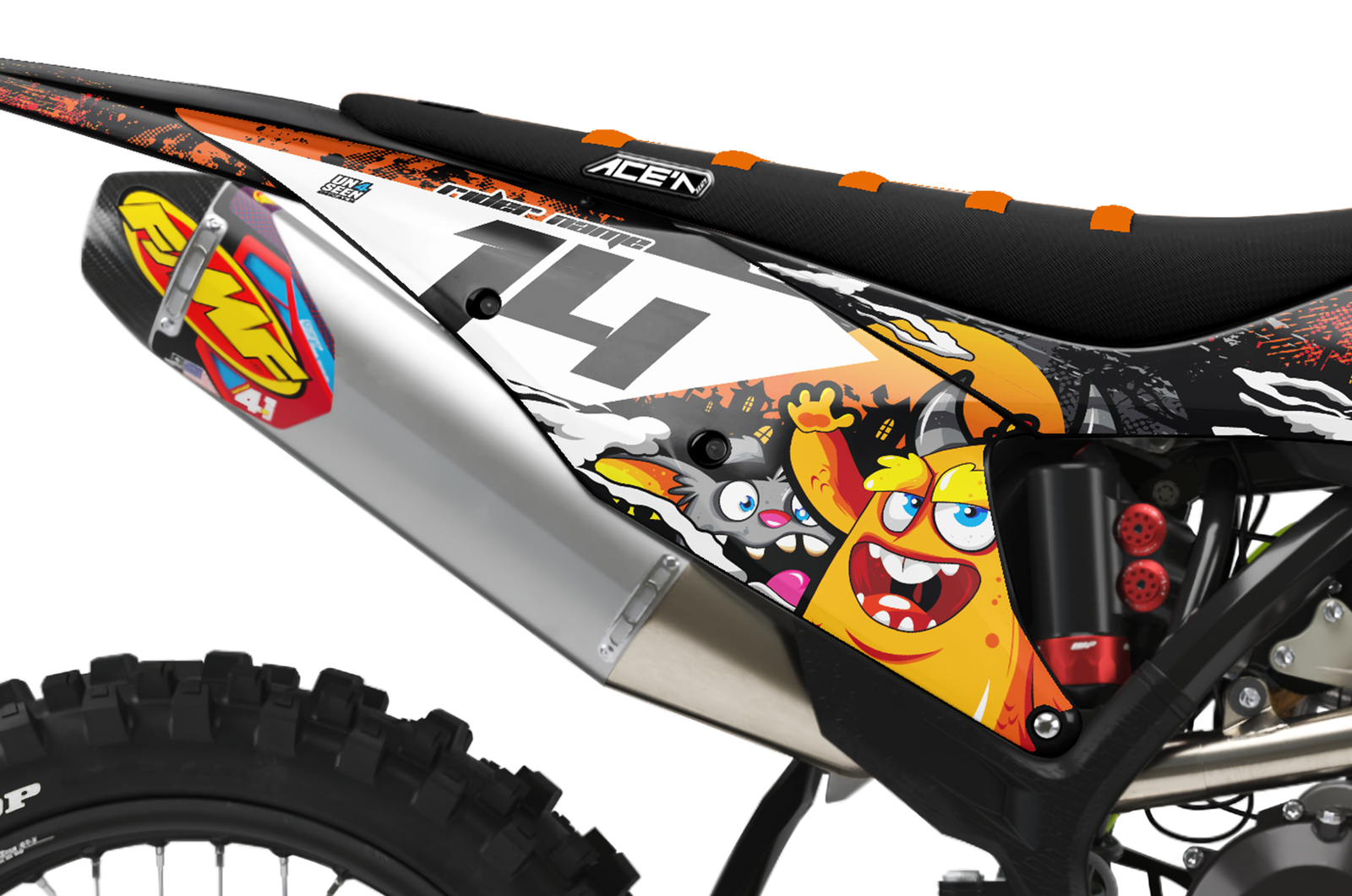 KTM  Moaning Monsters Graphics Kit - Mischief Mob