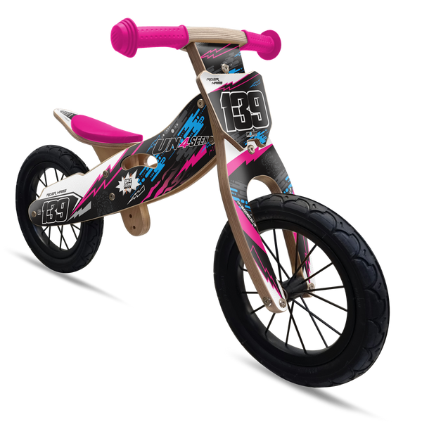 Un4seen Balance Bike - Blaze Pink