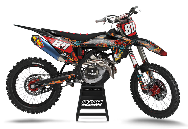 GASGAS Crank Graphics Kit - Dragon of Thought