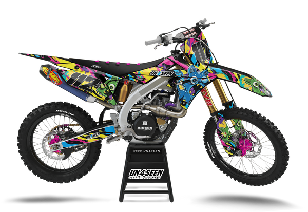 Suzuki  Hissing Kittys Graphics Kit - GARBAGE PUSS